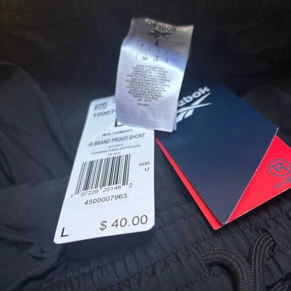 Reebok Brand Proud shorts pure black, Large - Picture 4 of 4